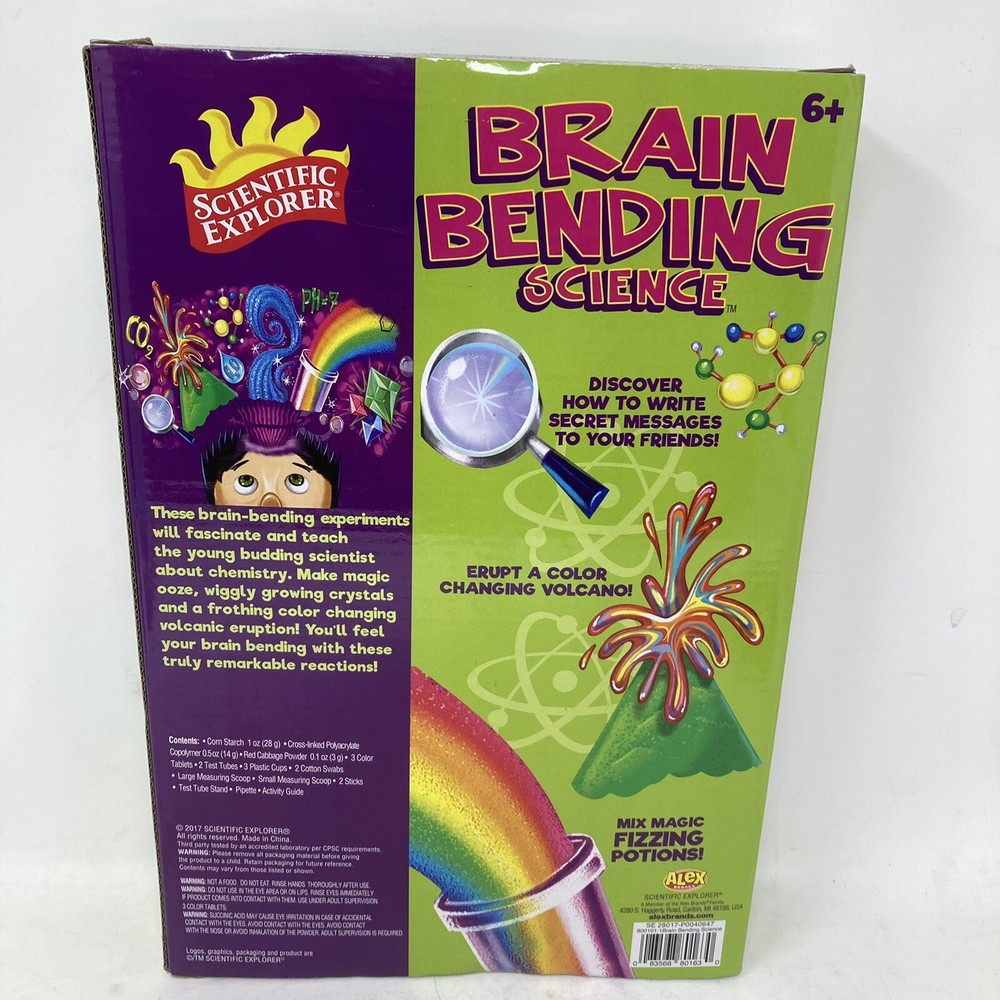 Scientific Explorer Brain Bending Science Kids science Project NEW in Box