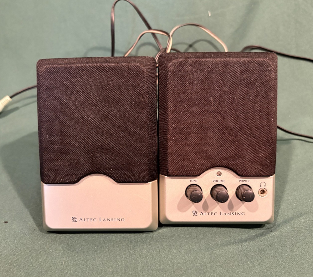 Altec Lansing 120i Powered Audio System Tested Works