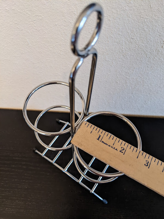 Chrome table-top caddie - New