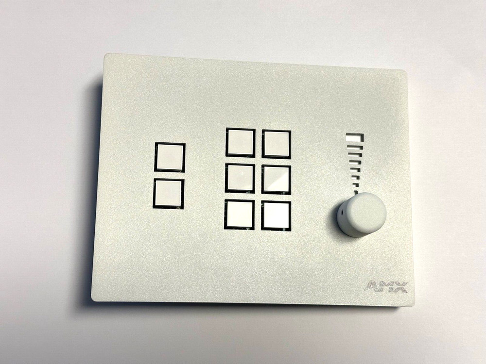 AMX FG1302-08-W  Novara CP-3008 -8-Button ControlPad