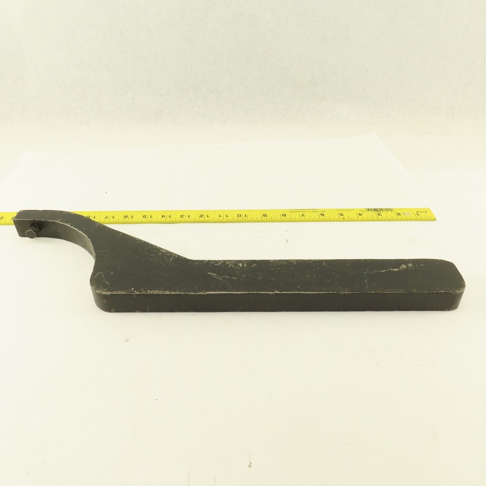 4" OD Solid Hook Spanner Non Adjustable 1/2" Pin 20" OAL