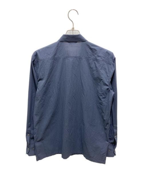 STATIC nylon long sleeve shirt navy