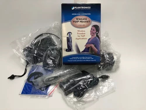 Plantronics CS50-USB Wireless Headband Computer Headset System for Skype Chat