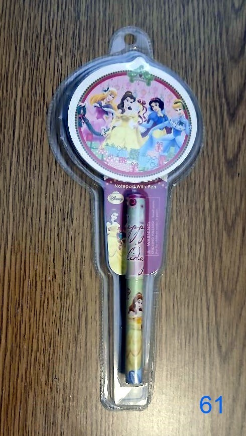 Disney Princesses - Notepad With Pen -Sealed