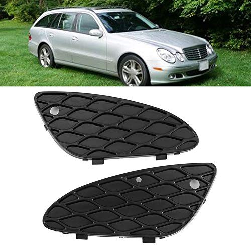 Front Left and Right Bumper Grille Insert Mesh Cover for -Benz E-Class W211