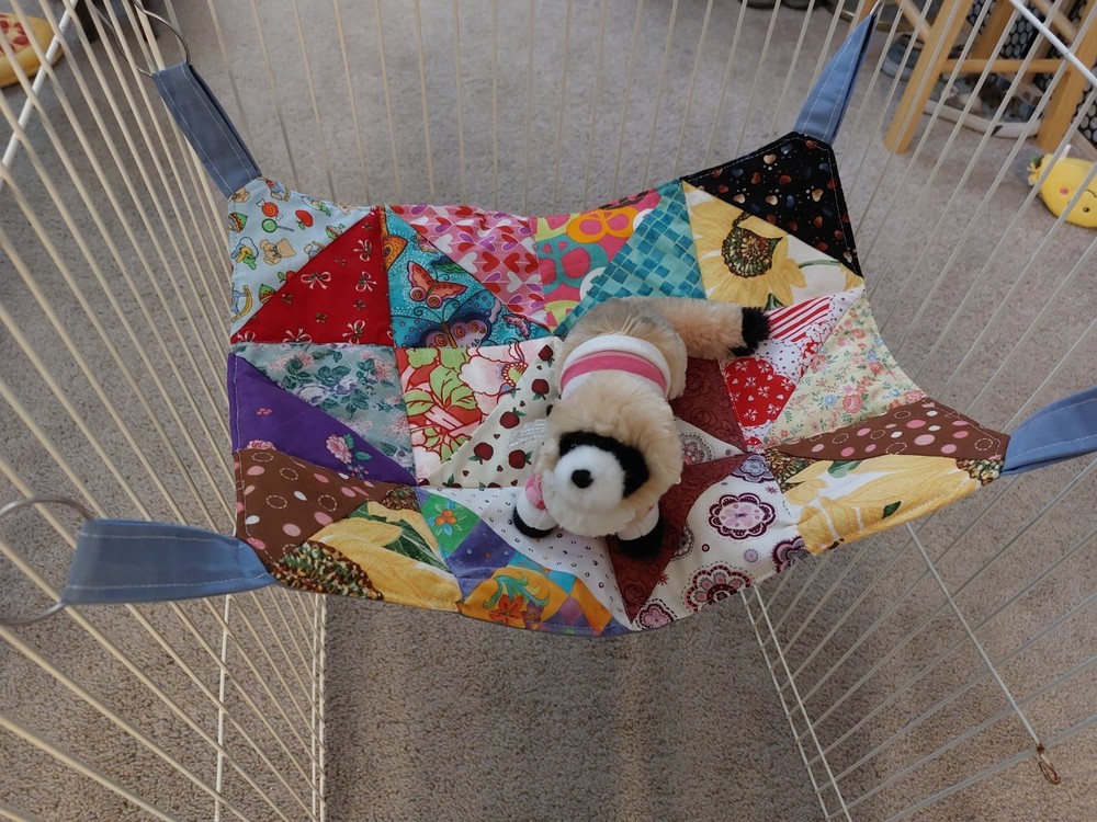 Ferret Patch Quilted Hammock - 12"x17"