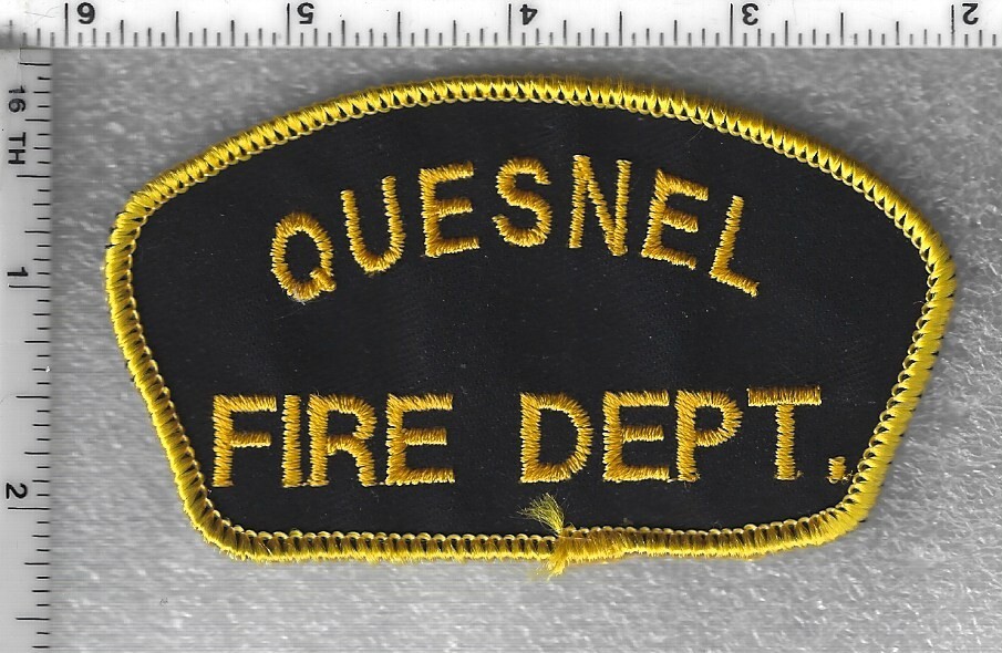 Quesnel Fire Department (British Columbia, Canada)  Yellow Shoulder Patch