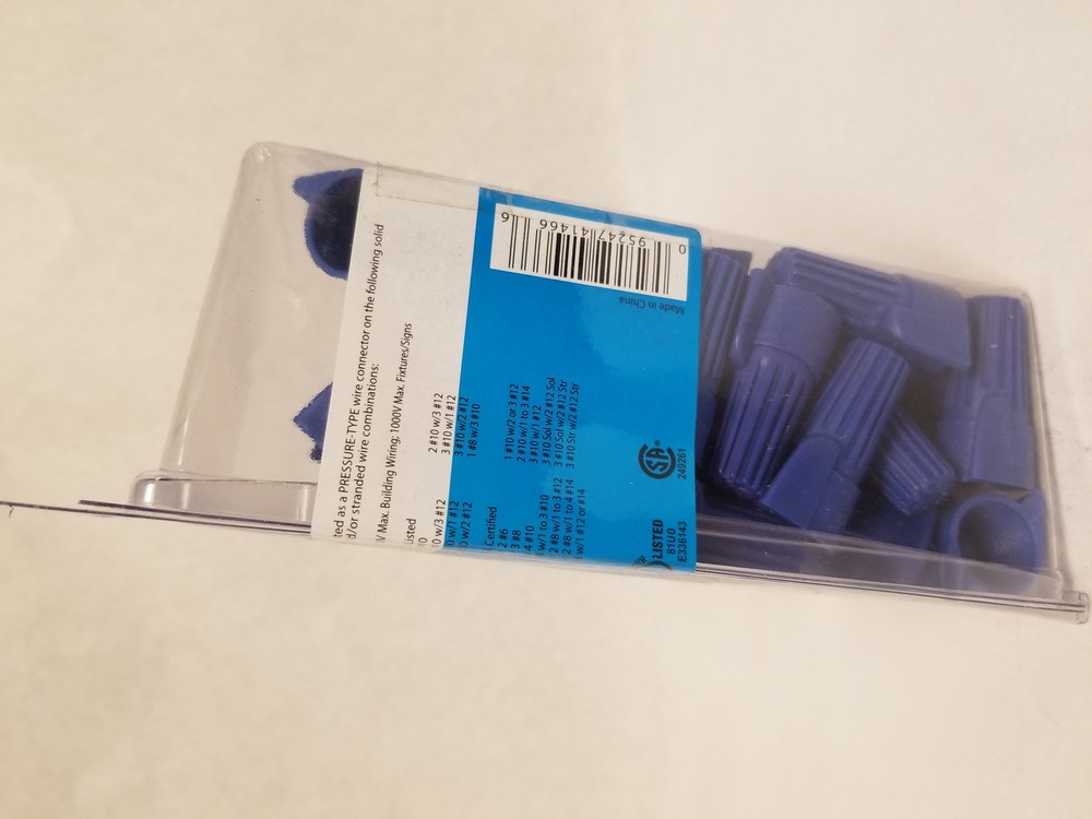 Diversitech 623-008 Wire Connectors Large Blue 50PK