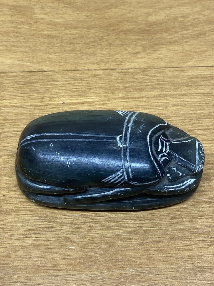 Old Scarab Incense Burner Paper Weight