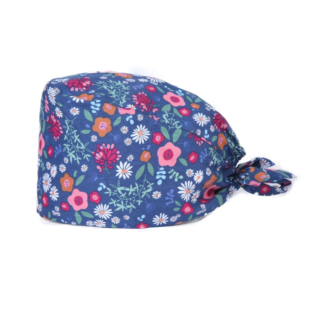 Adjustable Working Cap Elastic TieBack Scrub Cap Unisex One Size Colors