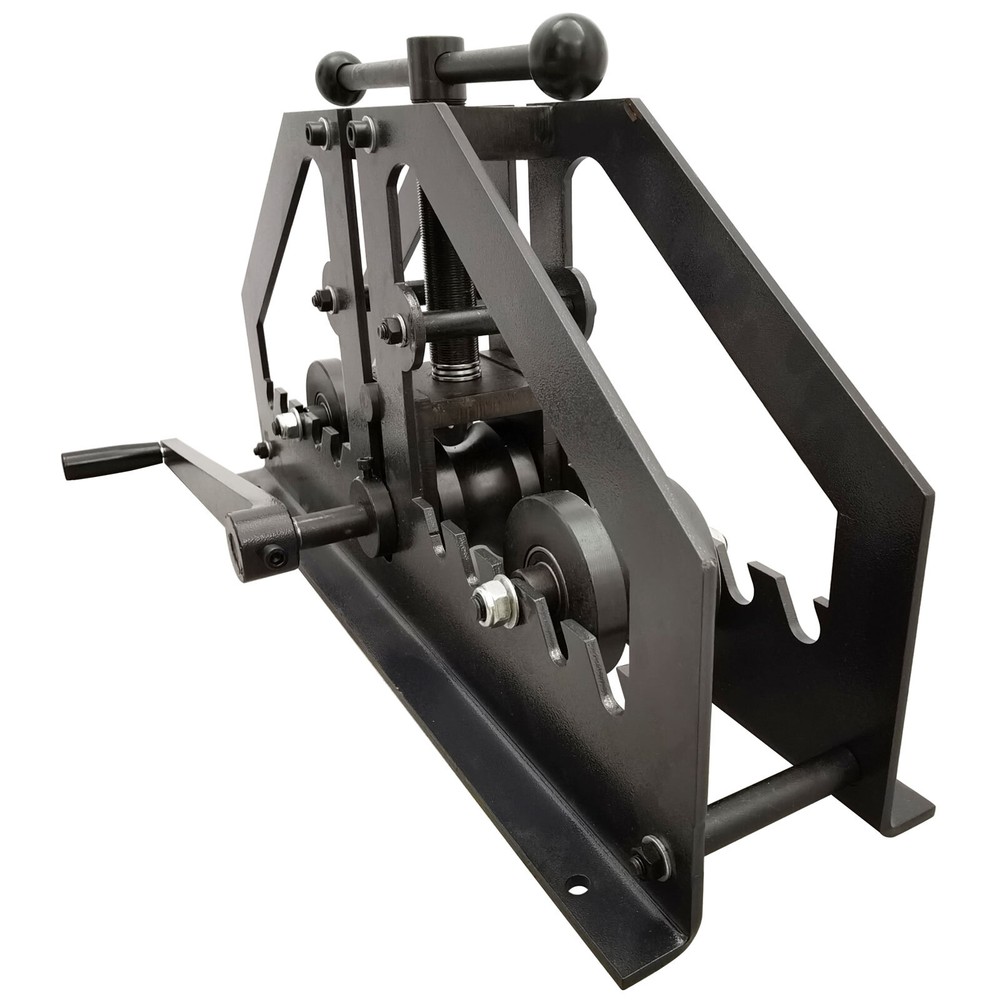 Hand-Operated Roll Bender Adjustable Angle Pipe Bending Tool for Plumbing & DIY
