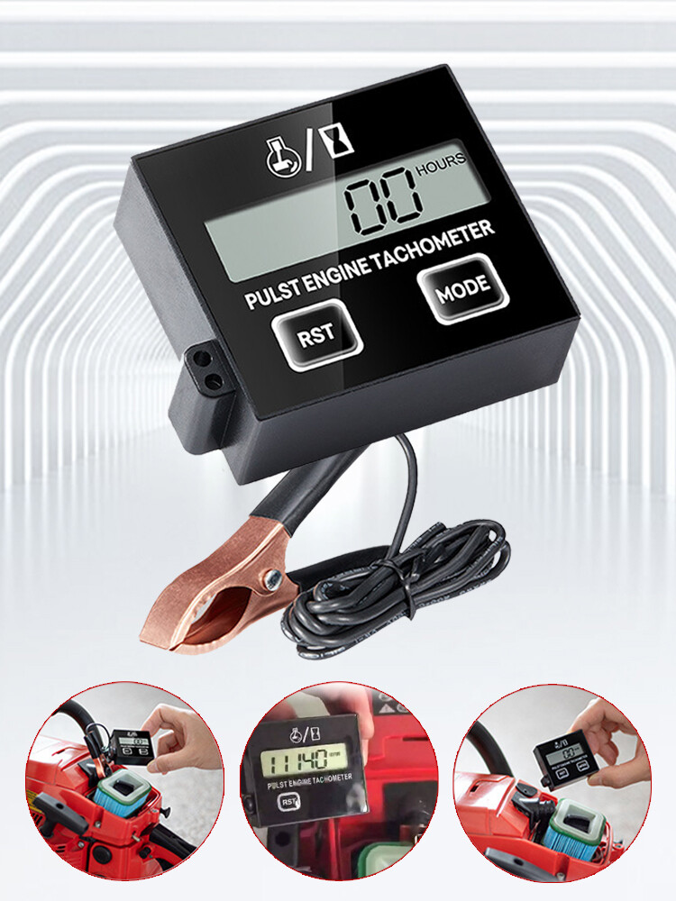 Digital Tachometer Small Digital Engine Tachometer Inductive Tachometer Digit