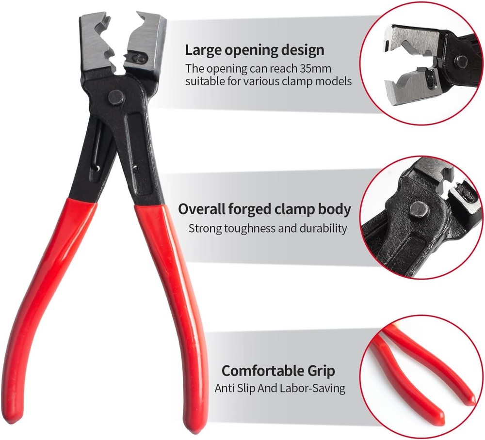 4PCS Electrical Disconnect Pliers 60° Automotive Electrical Connector Separator
