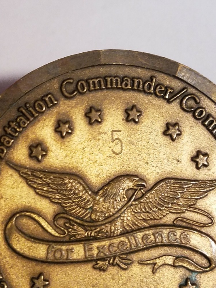 Authentic U.S. Army 417th Base Support Battalion Challenge Coin ~ Numbered Coin