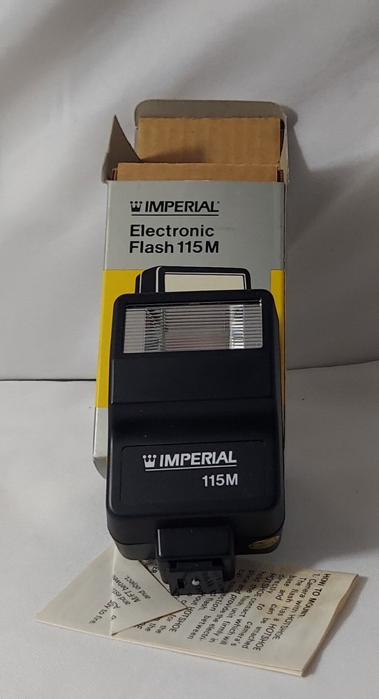 Vintage Working Imperial Crown Camera Flash 115M