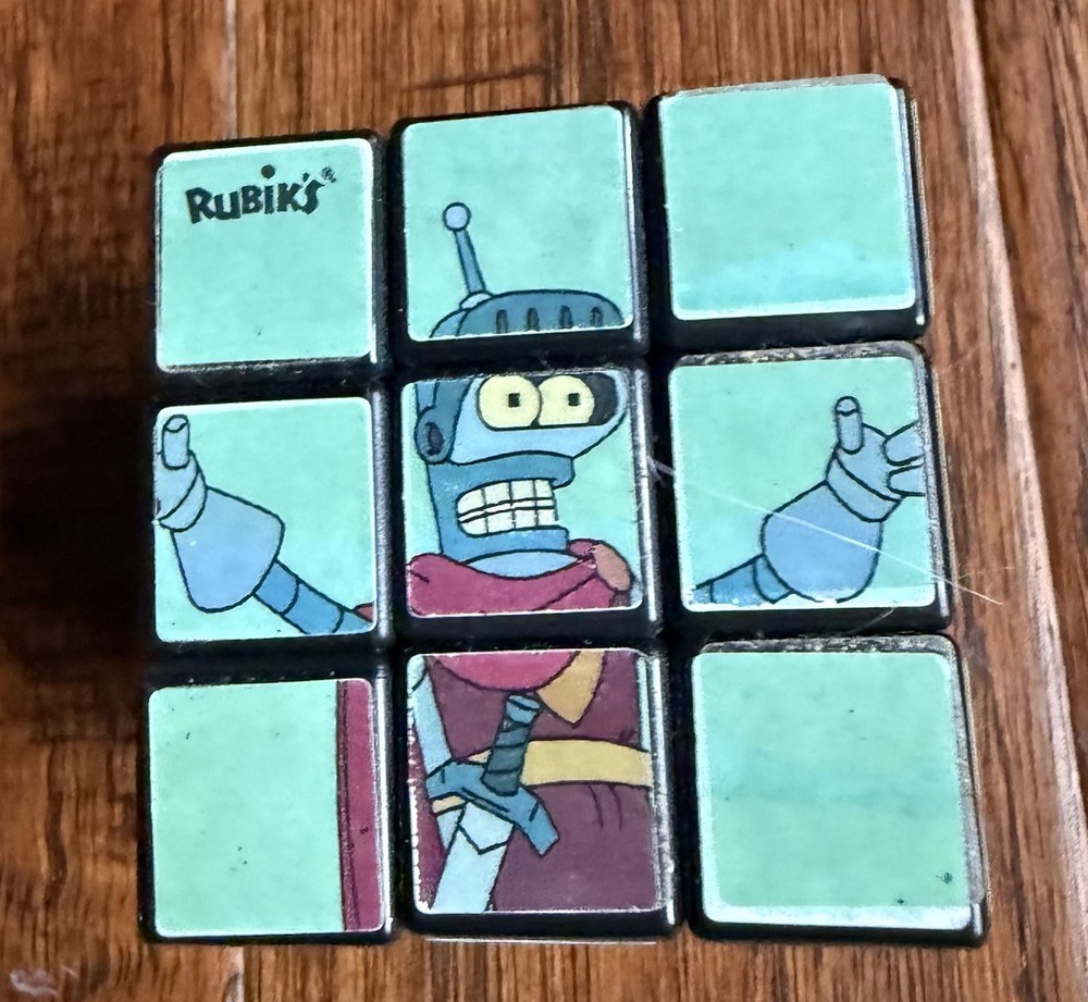 CUSTOM BENDER Rubik's Cube Futurama Bender