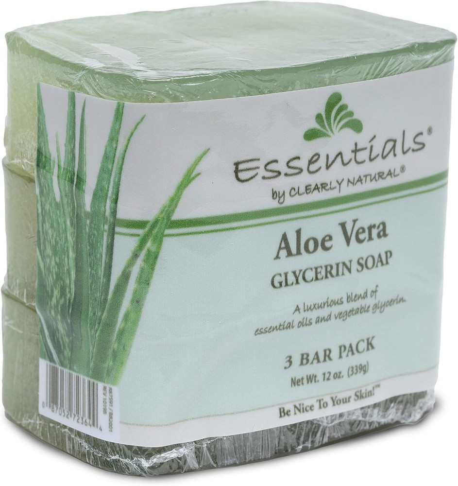 entials Glycerine Bar Soap, e Vera