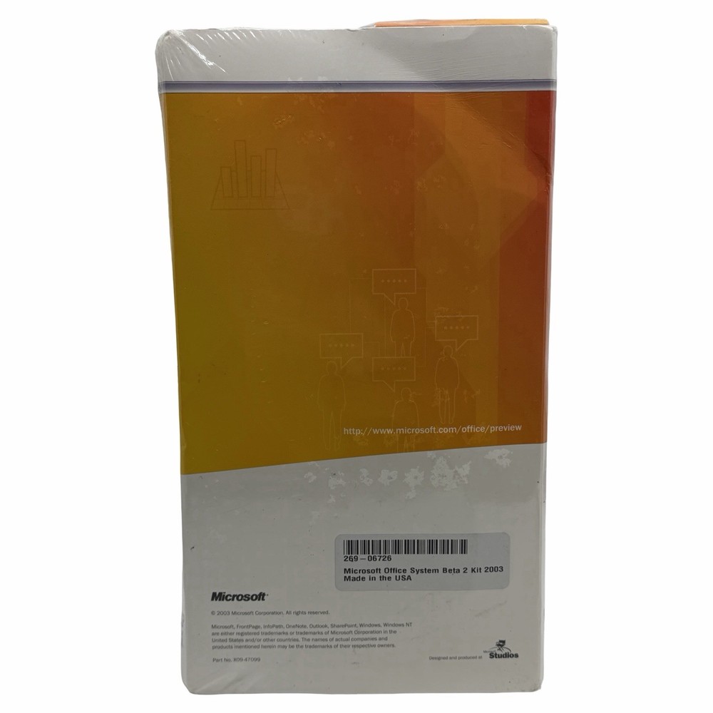 Microsoft Office System Beta 2 Kit 2003 Software Kit Brand New Sealed