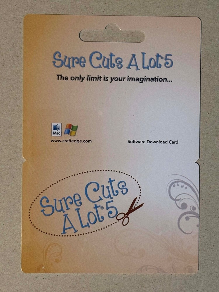 Sure Cuts A Lot 5 Electronic Cutting Machine Software