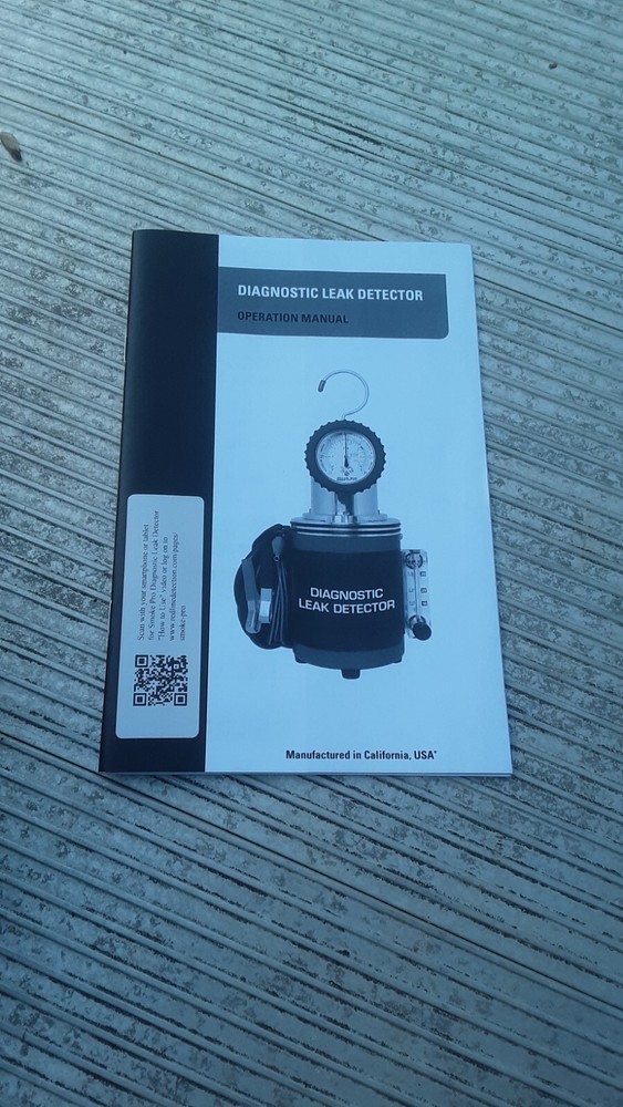 automotive evap smoke machine leak detector