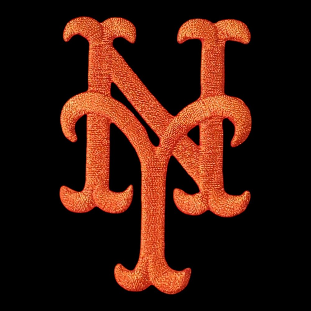 New York Mets Patch. Embroidered. Iron On Backing 3"x2.5"