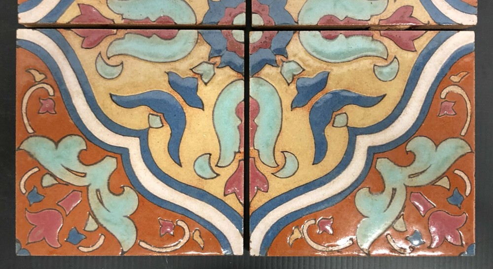 Gladding McBean 4-tile Geometric Set