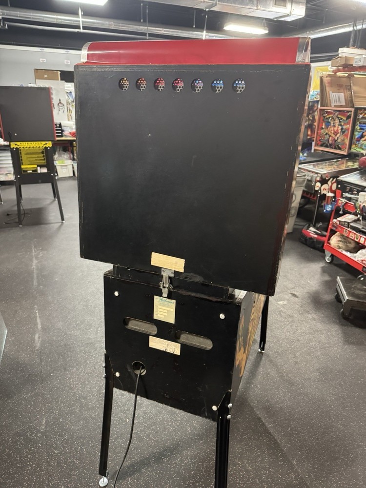 1986 PINBOT PINBALL MACHINE PROFESSIONAL TECHS FULL LEDS PLAY GREAT REFURBISHED