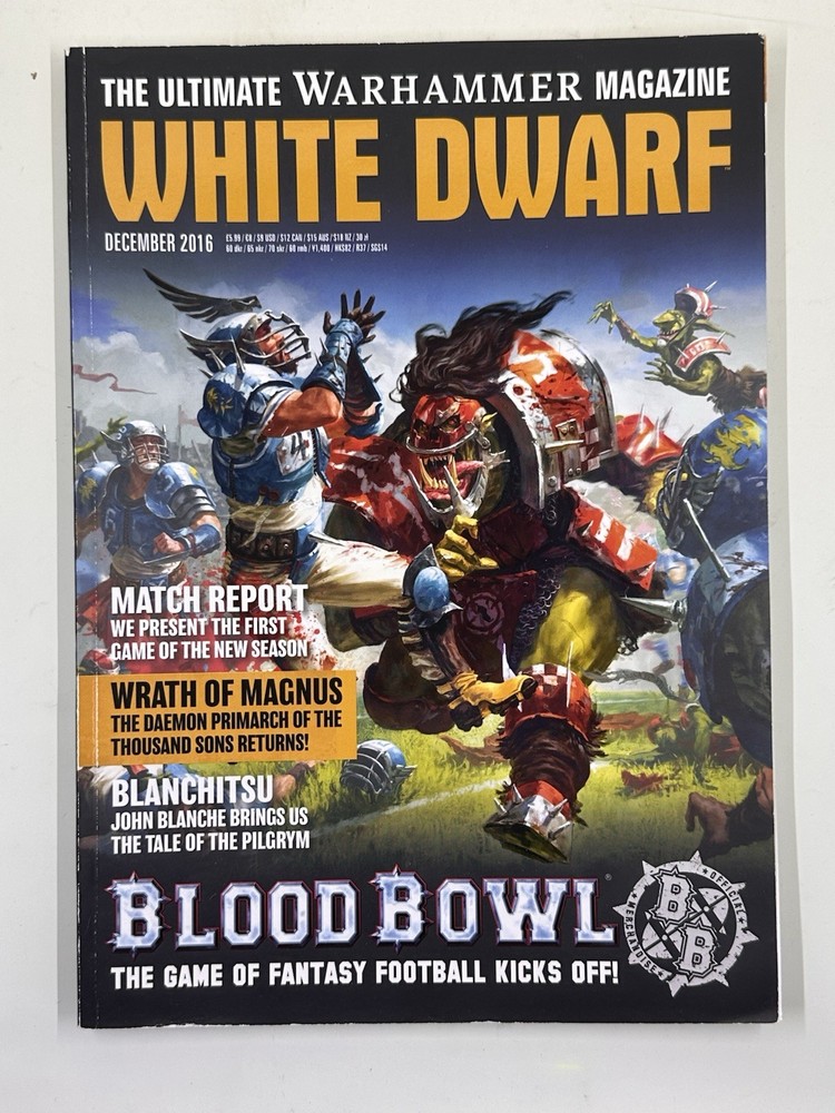 White Dwarf December 2016 Warhammer Blood Bowl