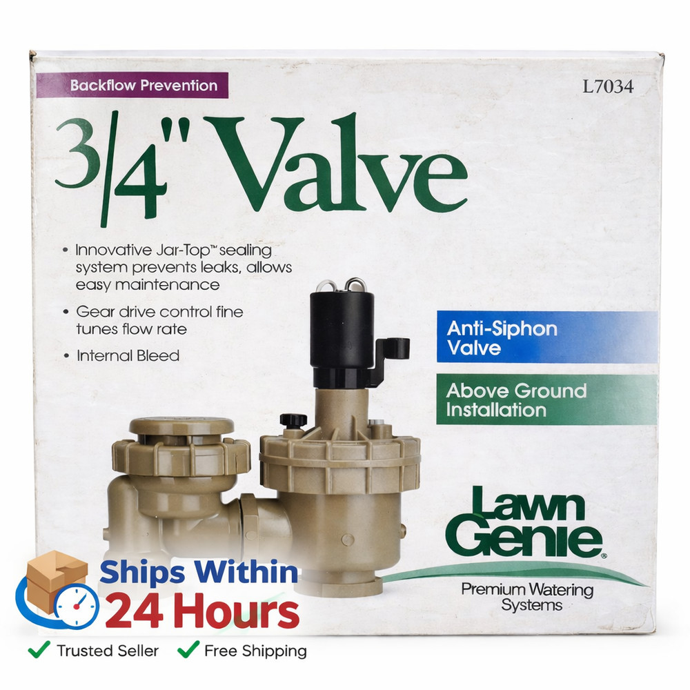 Lawn Genie L7034 3/4" Anti-Siphon Valve Above Ground Sprinkler