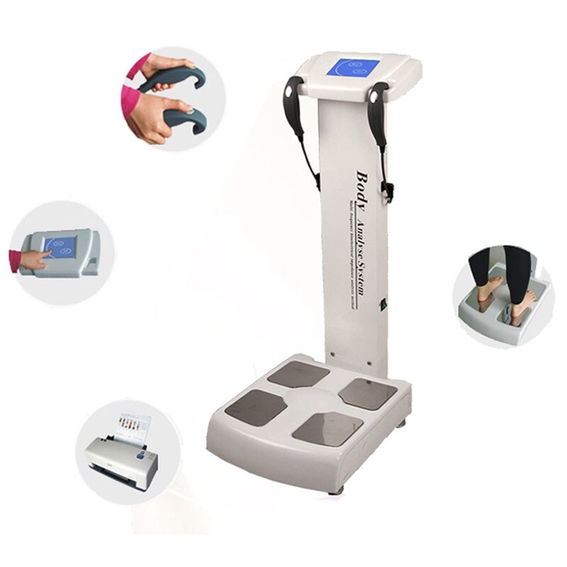 Human-Body Composition Analyzer BMI Body Fat Meter Body Element Analyzer+Printer