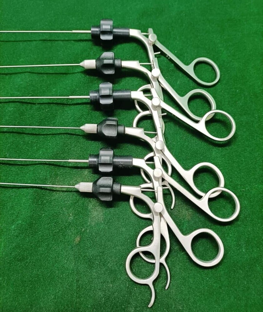 6pc Hysteroscopy Semi Rigid Scissor