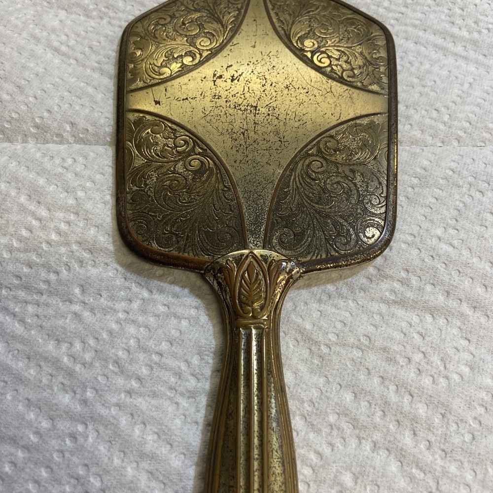 Vintage 1920/1930s Silver Vanity Mirror