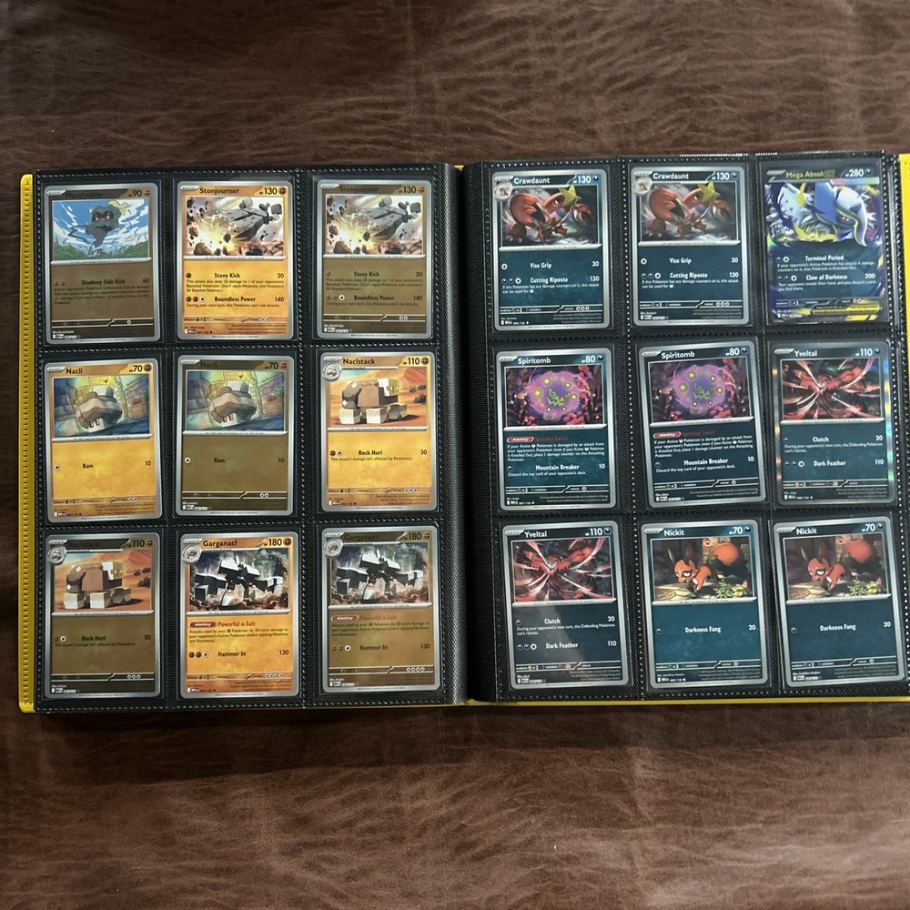 Pokemon MEGA EVOLUTION ME01 Complete Master Base Set including all RH & EXs