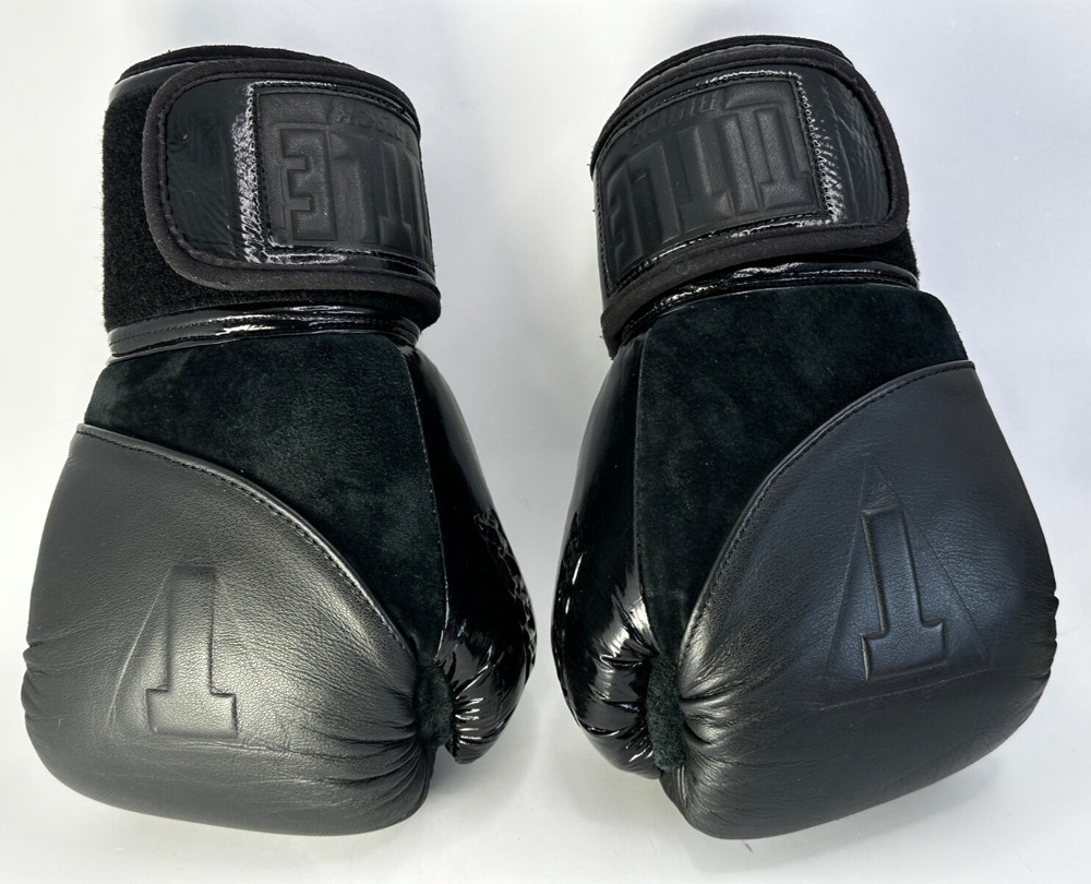 🥊 TITLE BLACK Blitz Fit 14 oz Boxing Gloves – Great Condition 🖤
