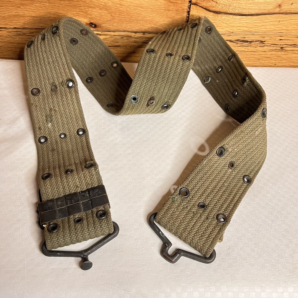 Army Belt OD Green Cloth Buckle 40” Max