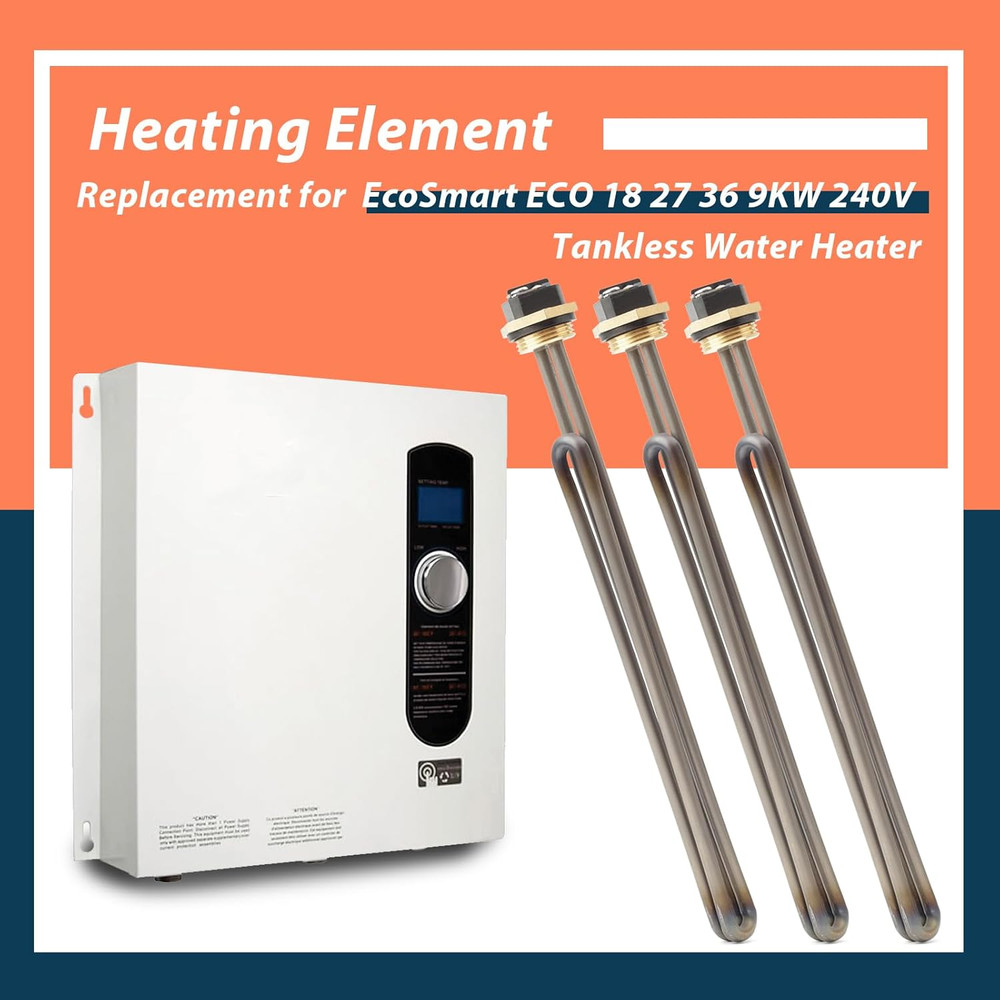 Titanium HE 90240 Heating Element 3PCS Replacement for Ecosmart ECO 18 27 36 ...