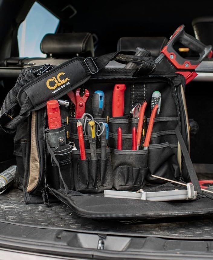 Multi-Compartment 50 Pocket Tool Bag