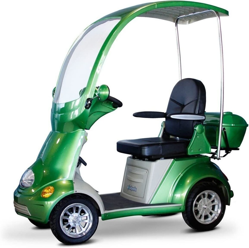 Mobility Scooter with Canopy Color: Green