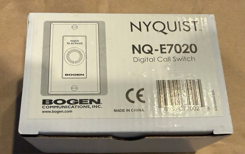 Bogen NQ-E7020 Digital Call Switch Nyquist