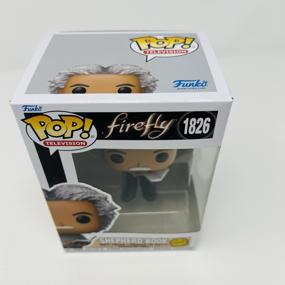 Funko POP! Television: Firefly SHEPHERD BOOK #1826 CHASE with Protector case