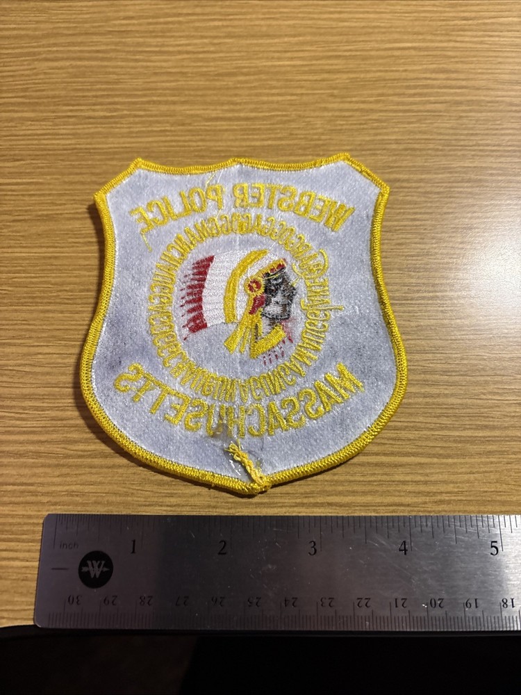 Webster Massachusetts Police Patch