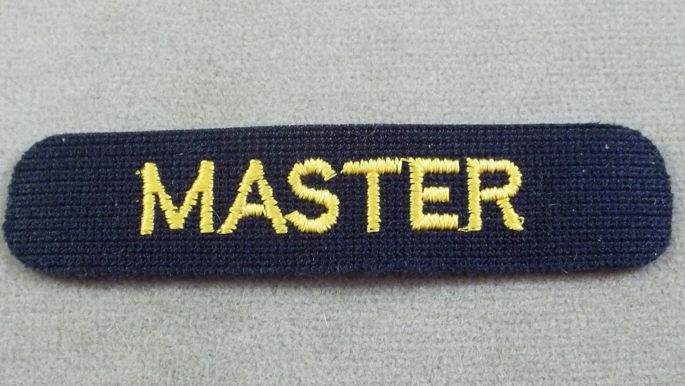 US Navy Patch - Tab - Master
