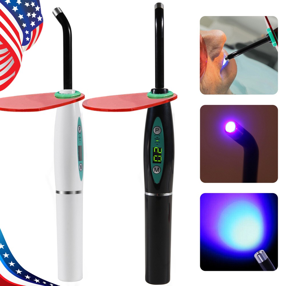 Dental Wireless LED Curing Light Lamp 5W 2000mw Tooth Cure Machine