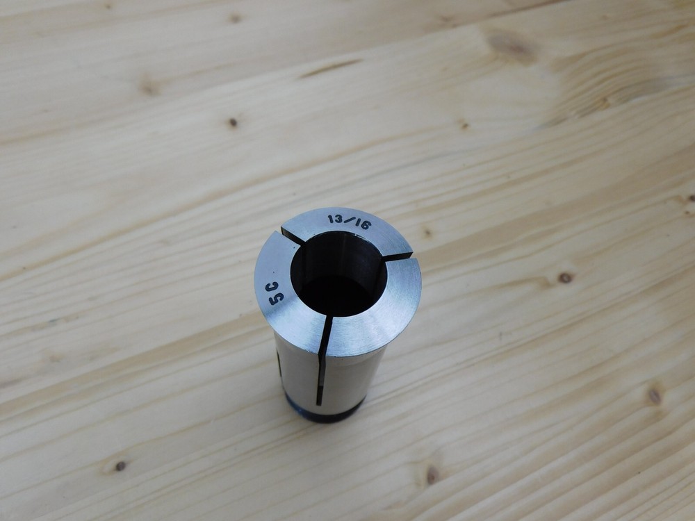 5C 13/16 Round Collet For Machining with Internal Threads