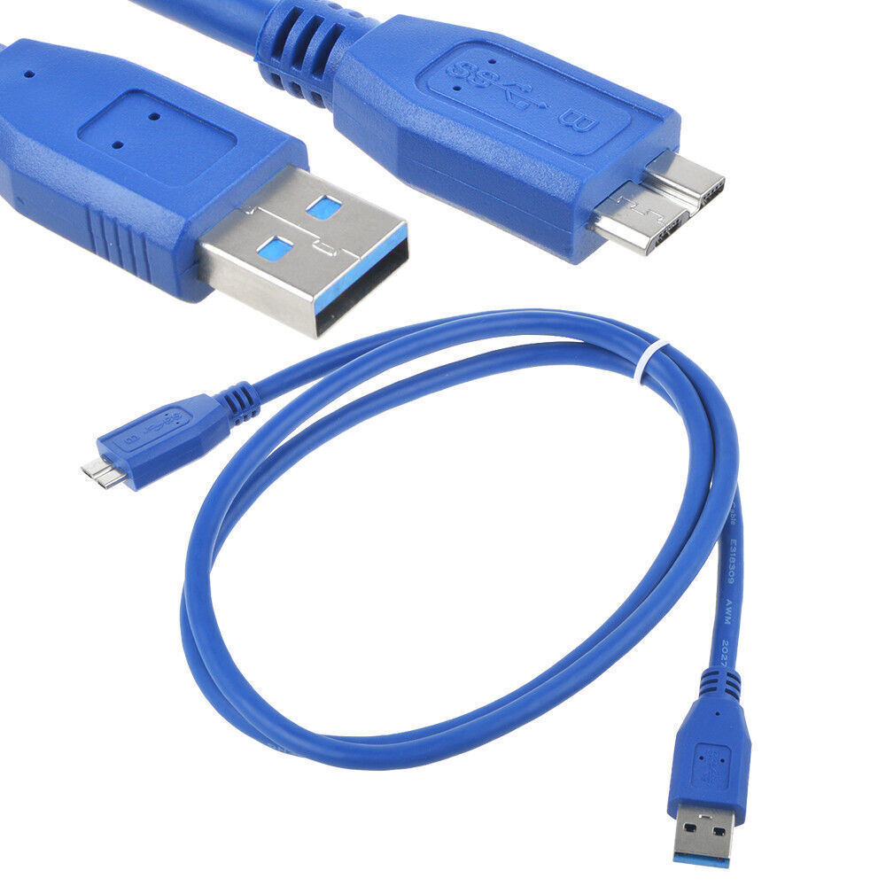USB 3.0 Power Charger Data Cable/Cord for Seagate External Hard Drive Disk