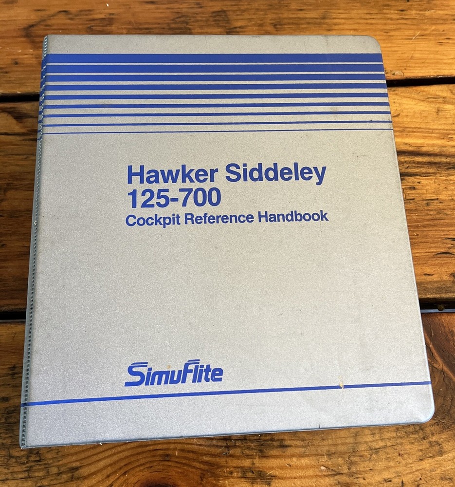 Hawker Siddeley 125-700 Cockpit Reference Handbook