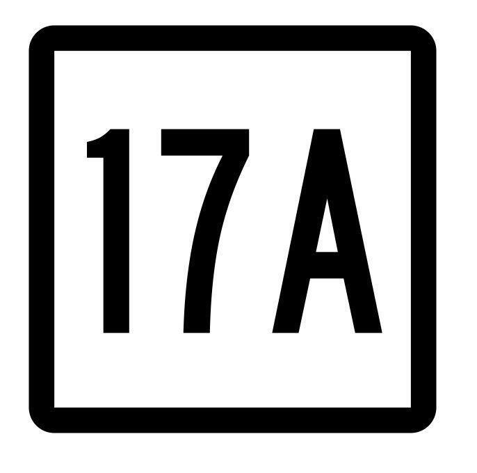 Connecticut State Highway 17A Sticker Decal