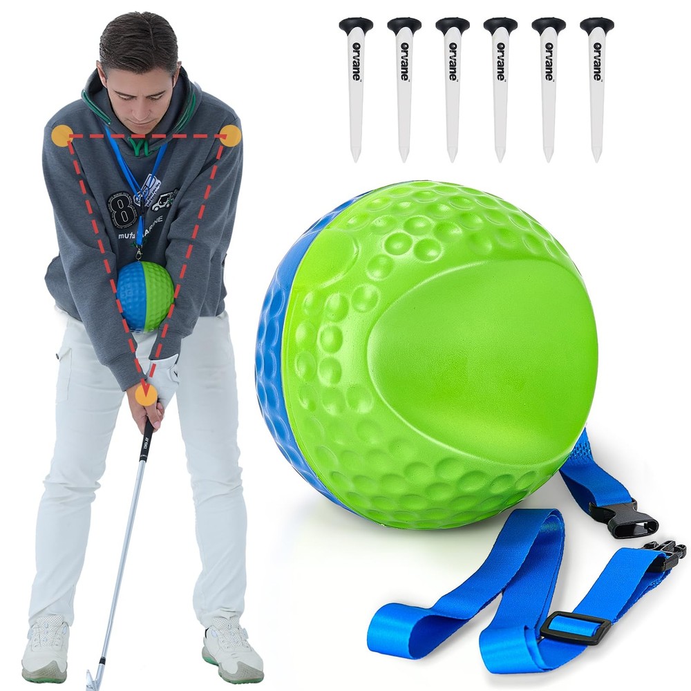 Golf Training Aid Ball – Forearm Connection Swing Trainer for Consistent, Pre...