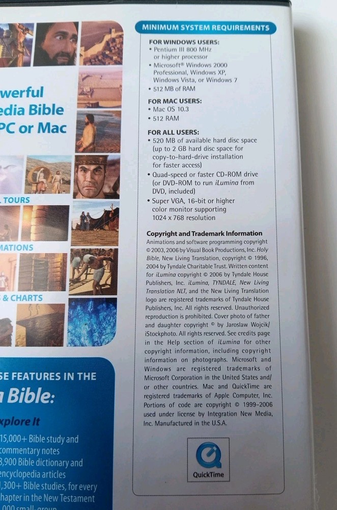 Ilumina Bible Software (Interactive Bibles & content) on DVD for Windows