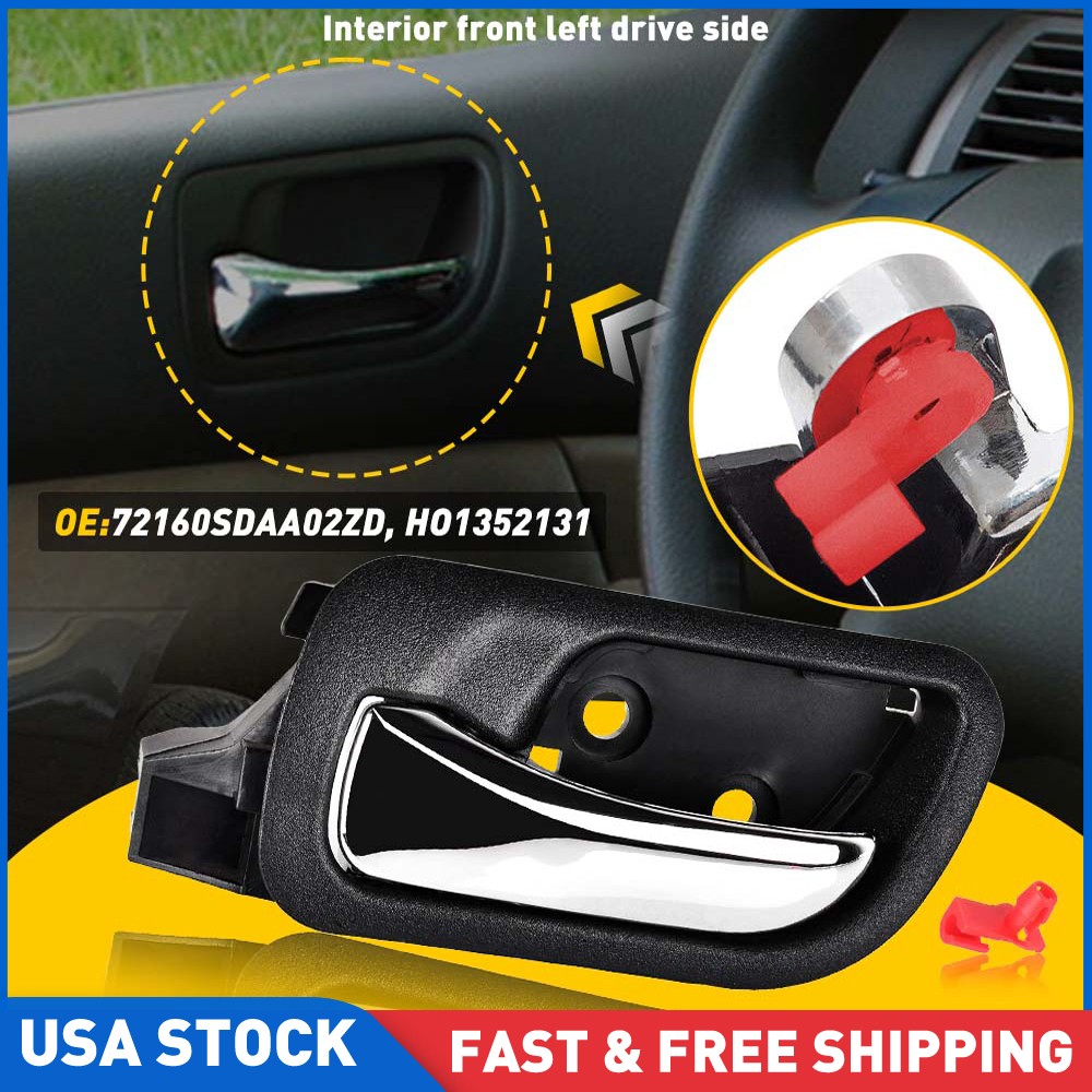 For 2003-2007 Honda Accord Interior Inside Door Pull Handle Front Driver Side US